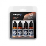 Vallejo 77260 - Farb-Set TMM Forged Rot (4 x 18 ml)